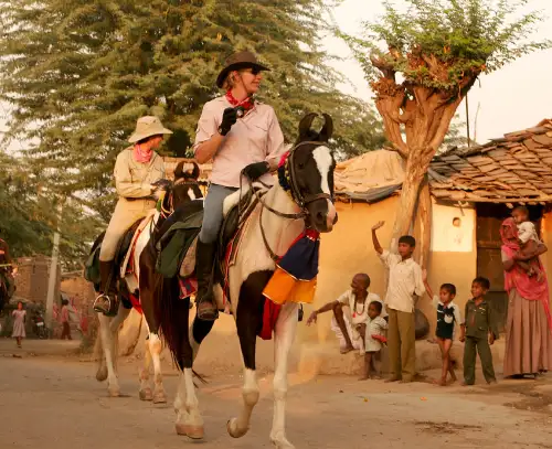 Indien Pferdsafari