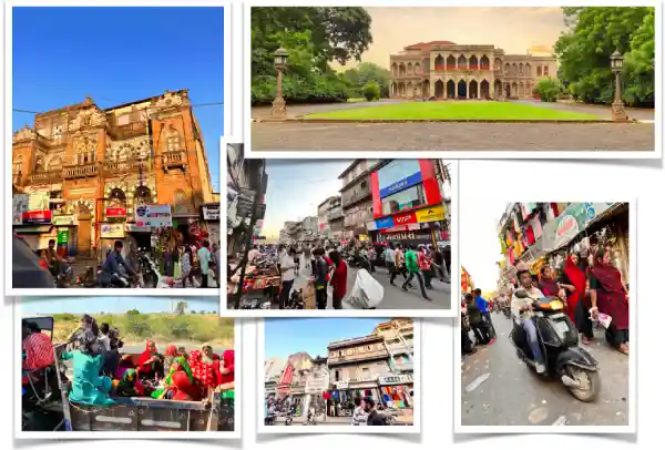 Bhavnagar Stadt in Gujarat, Indien