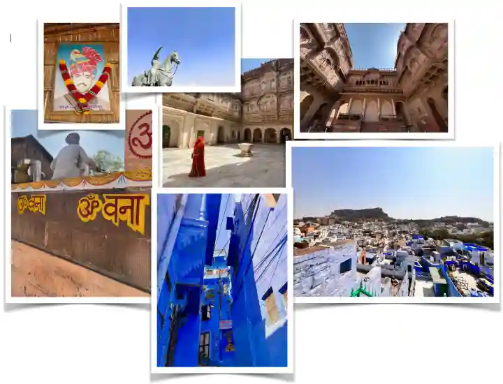 Jodhpur blaue Stadt in Rajasthan Reise