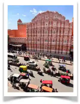 Palast der Winde in Jaipur Rajasthan Indien