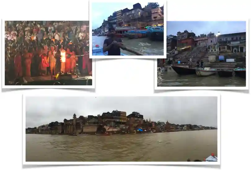 Varanasi Stadt heisst Banaras und Kashi auch